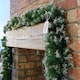 image 9 of Samuel Alexander 270cm (9ft) x 25cm Snow Tipped Green Christmas Garland Decoration Xmas garlands Decoration for Stairs, Fireplaces, Wall Door Home Decorations