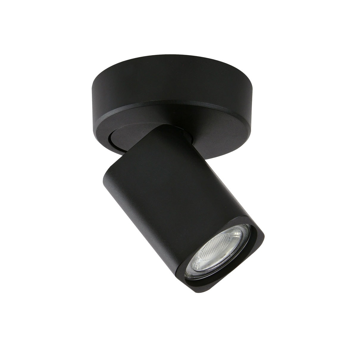 Netlighting Senova Modern Single Spotlight GU10 in Black