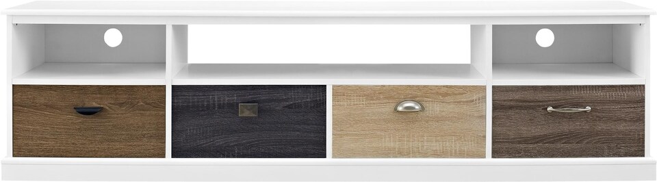 image 1 of Mercer tv console in multicolour with drawers 1773096PCOMUK | White | White | One Size | 164