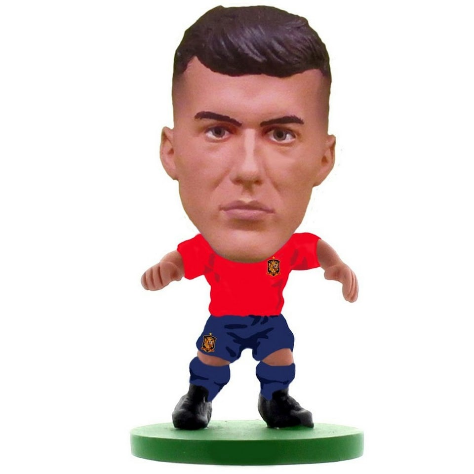 image 1 of Spain Rodri SoccerStarz Football Figurine - Red/Gold/Dark Blue - One Size
