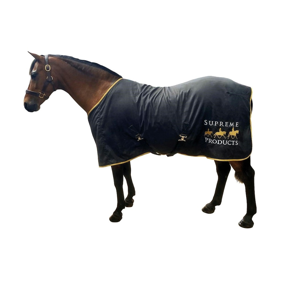 Supreme Products Horse Exercise Sheet - Black/Gold - 5´ 6"