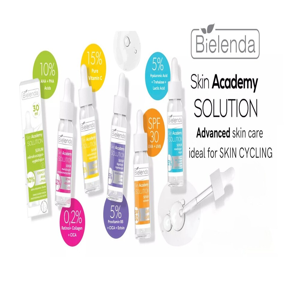 image 1 of Bielenda Skin Academy Solution Micro-Exfoliating & Smoothing Serum 30ml