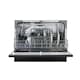 image 3 of Cookology 6 Place Setting Table Top Dishwasher in Compact Size - CTTD6BK Black