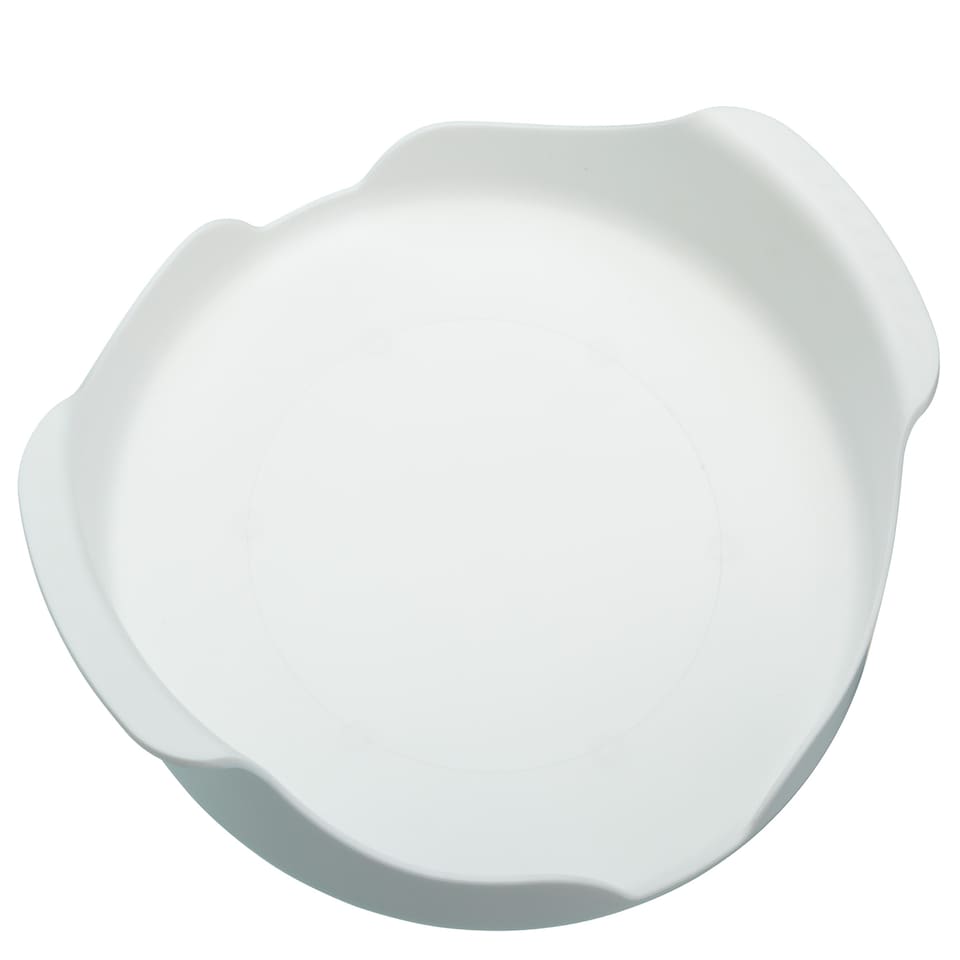 image 1 of KitchenCraft Microwave Carrying Tray White 23cm | White | White | 1