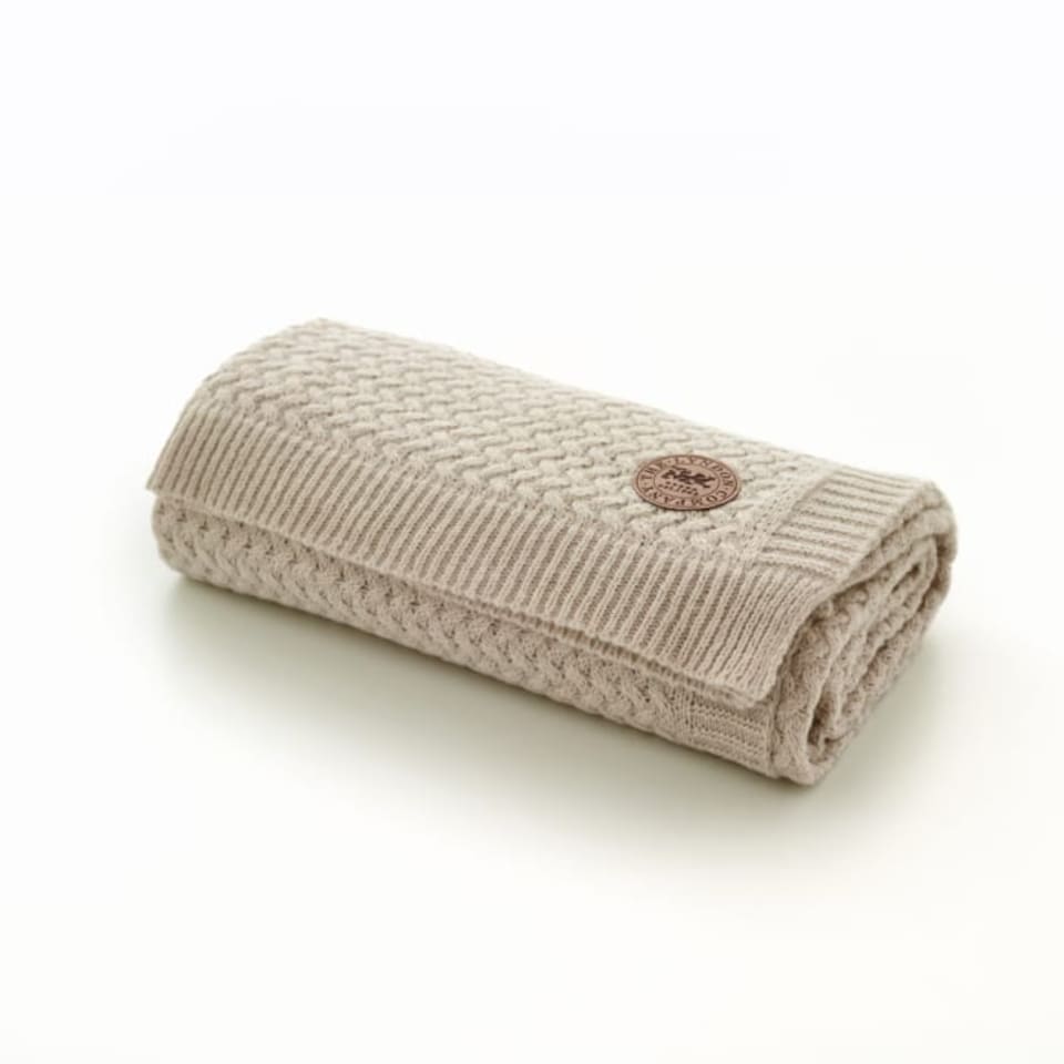 image 1 of Cadenza Supersoft Yarn Dyed Knitted Throw