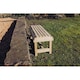 image 3 of Churnet Backless Garden Bench - Timber - L39 X W99.5 X H43 cm - Fully Assembled Brown