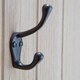 image 6 of Hammer & Tongs Narrow Hat & Coat Hook - W25mm x H80mm - Black
