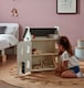 image 6 of Hooga Noble Wooden Dollhouse with 11 Doll House Furnitures