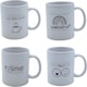 image 1 of Marco Paul Set of 4 Motivational Mugs White