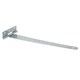 image 4 of 10in / 250mm Heavy Duty T Tee Hinges For Shed + Garden Gates Zinc Plated 6pc Silver