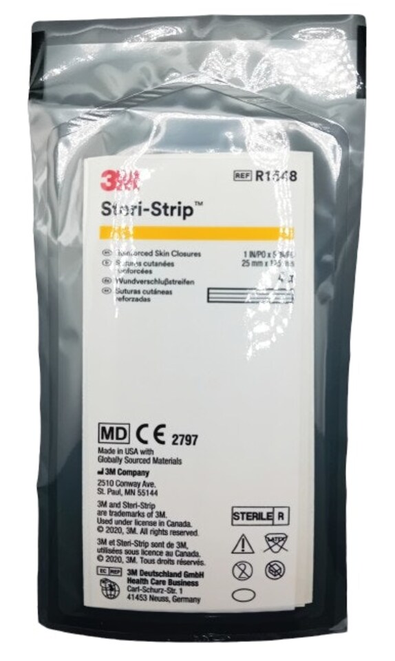 image 1 of Steri-Strip Butterfly Stitches R1548 - Pack of 5 - Adhesive Skin Closures