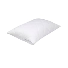 Groundlevel Hypoallergenic Quality Quilted Pillow And Mattress Protectors Soft Touch Cover | White