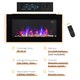 image 5 of HOMCOM 1000W/2000W LED Electric Fireplace Automatic Function Remote Timer Safe