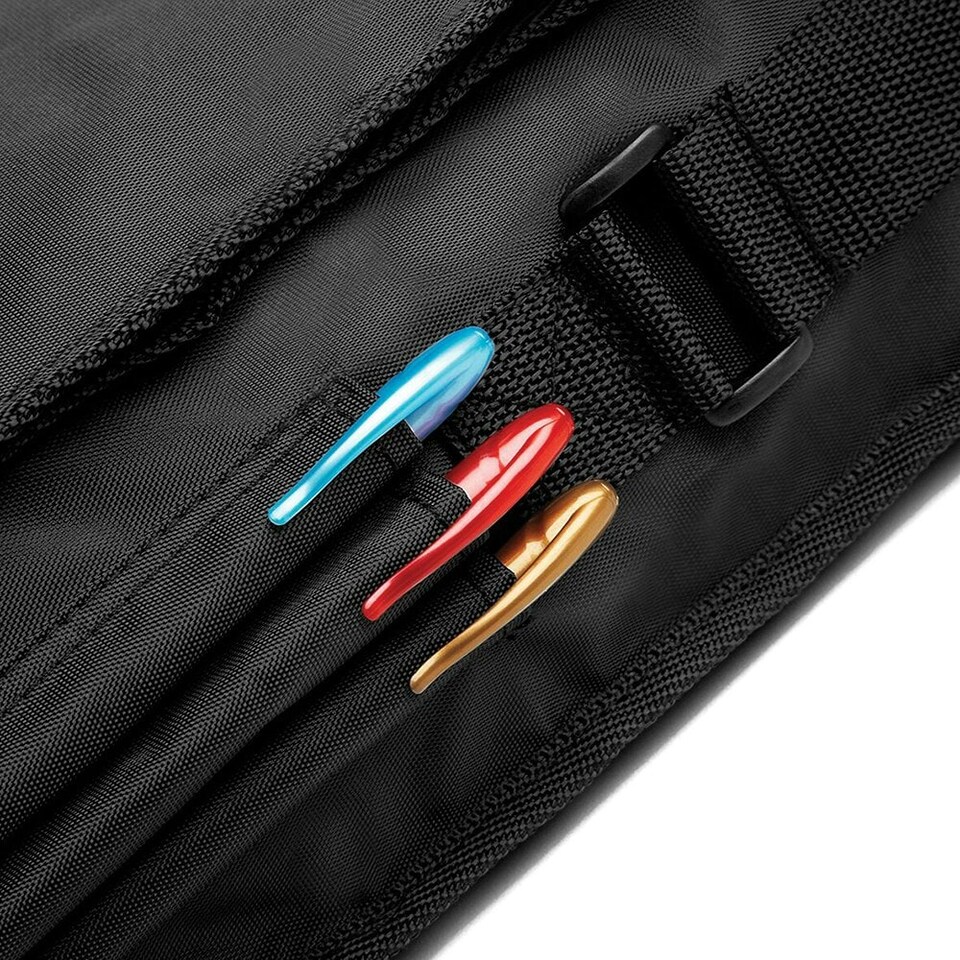 image 1 of Quadra Plain Record / Messenger Bag (9 Litres) - Black - One Size | Black