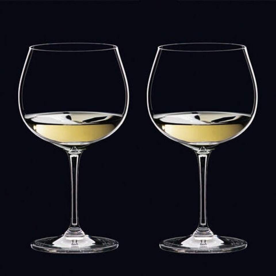 image 1 of Riedel Vinum Set of 2 Oaked Chardonnay Wine Glasses