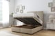 image 2 of Sloomy Harrington Almond Coniston Ottoman Bed Base With 26" Strutted Headboard 5' King | Cream | Almond | King | 1