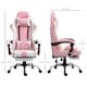 image 7 of Vinsetto Racing Gaming Chair w/ Lumbar Support, Office Gamer Chair, Pink