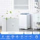image 4 of HOMCOM 12L/Day Protable Quiet Air Dehumidifier with Purifier, Timer, 5 Modes