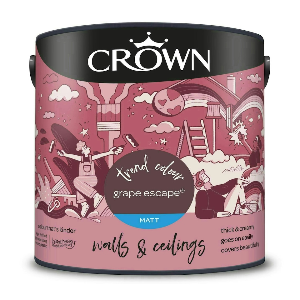 image 1 of Crown Matt Emulsion Grape Escape 2.5L