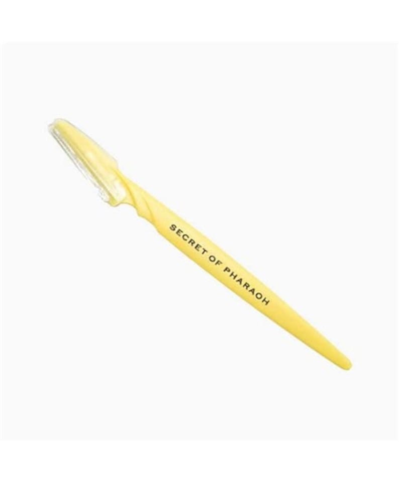 image 1 of EBIN New York Secret Of Pharaoh Precision Brow Razor CER03 1 pc / YELLOW