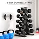 image 3 of SPORTNOW Five-Tier Weight Tree, Steel Dumbbell Rack for Home Gym Exercise
