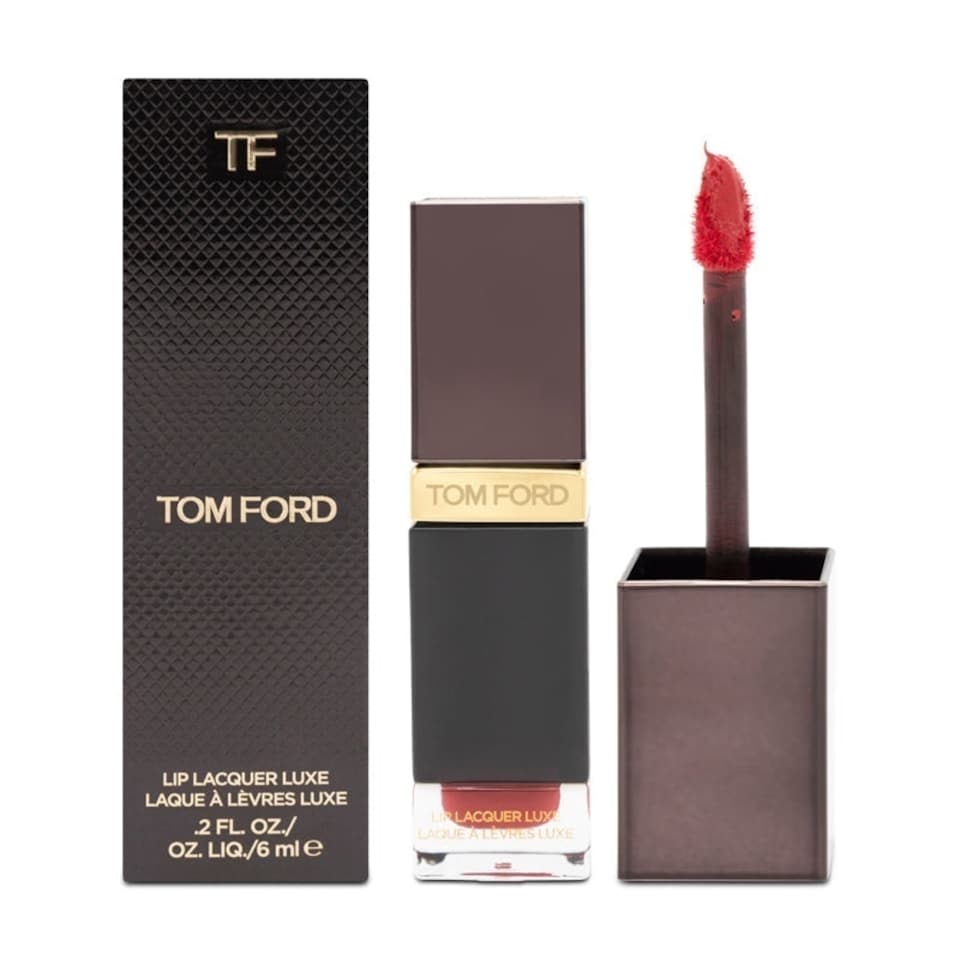 image 1 of Tom Ford Lip Lacquer Luxe Red Liquid Lipstick 07 Intimidate Vinyl N/A