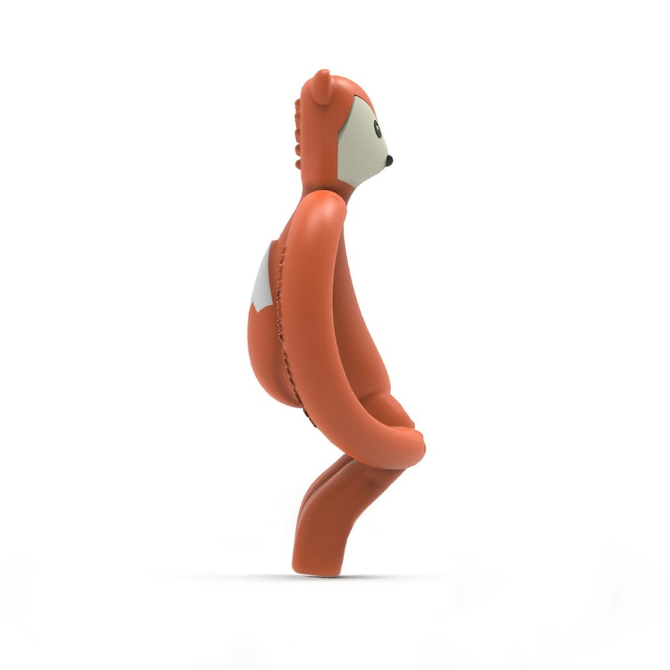 image 1 of Matchstick Monkey Animal Teether Fudge Fox