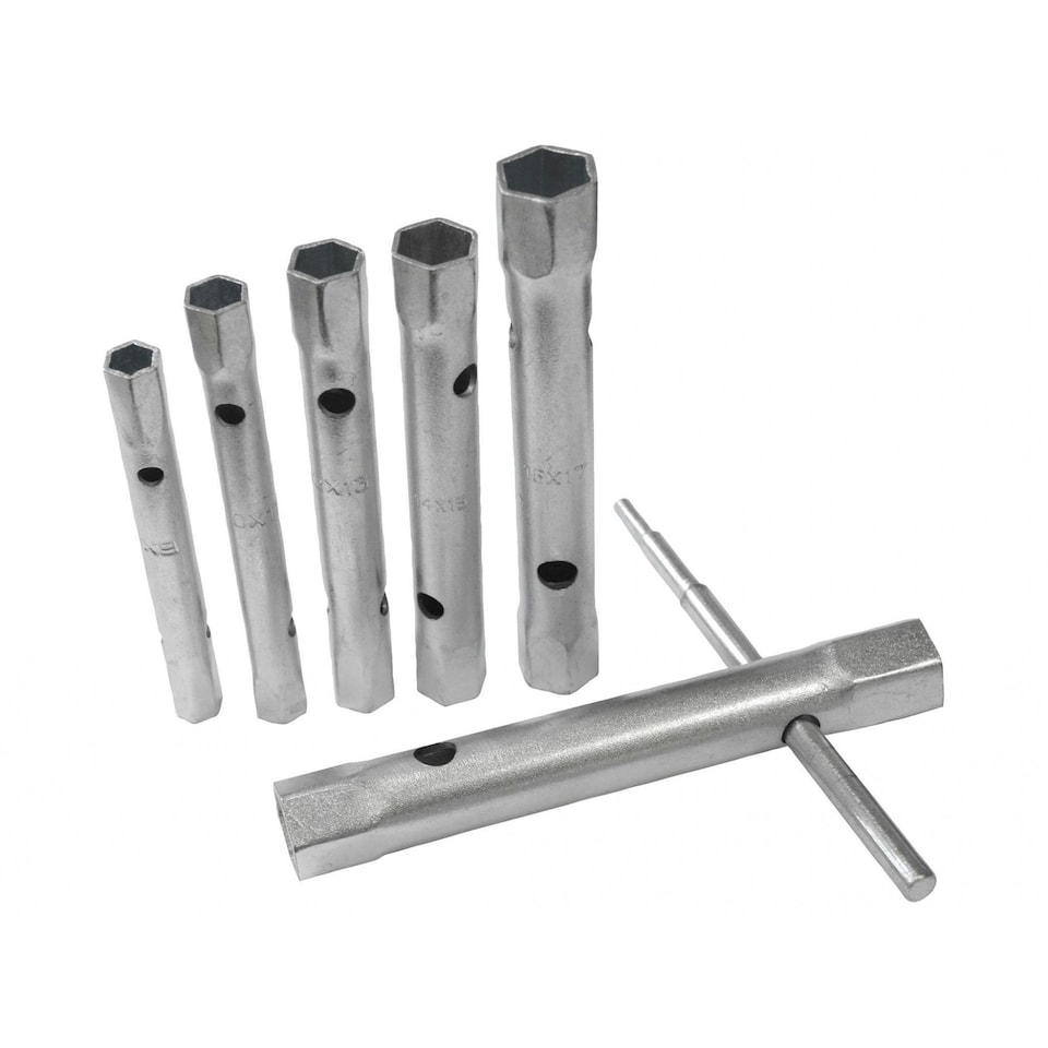 Faithfull Box Spanner Set, 6 Piece - Multi Colour - One Size