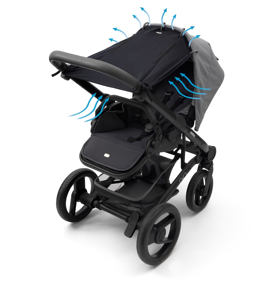image 1 of Dooky Universal Pram Cover – UPF 50+ Sun Shade for Prams, Pushchairs, Buggies & Car Seats