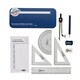 image 7 of 9 piece Admiral Blue Maths Set By Premto