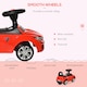 image 4 of HOMCOM Ride on Car Baby Toddler Walker Foot to Floor Sliding Car Slider Red