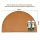 image 2 of Non-Shed Synthetic Coir Doormat - Halfmoon