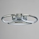 image 4 of BHS Karly LED Bathroom Flush Ceiling Light, Chrome