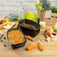 image 8 of EASY GLASS Roaster Set non-stick coated 4.3L + 2.2L Black