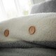 image 7 of Catherine Lansfield So Soft 2 Tone Buttoned Sherpa Grey Duvet Cover Set Grey | Double