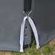 image 8 of Outsunny 3.8m x 3.2m Pop Up Gazebo Hexagonal Canopy Tent Outdoor Sun Protection with 6 Mesh Sidewalls, Hand Bag, Grey