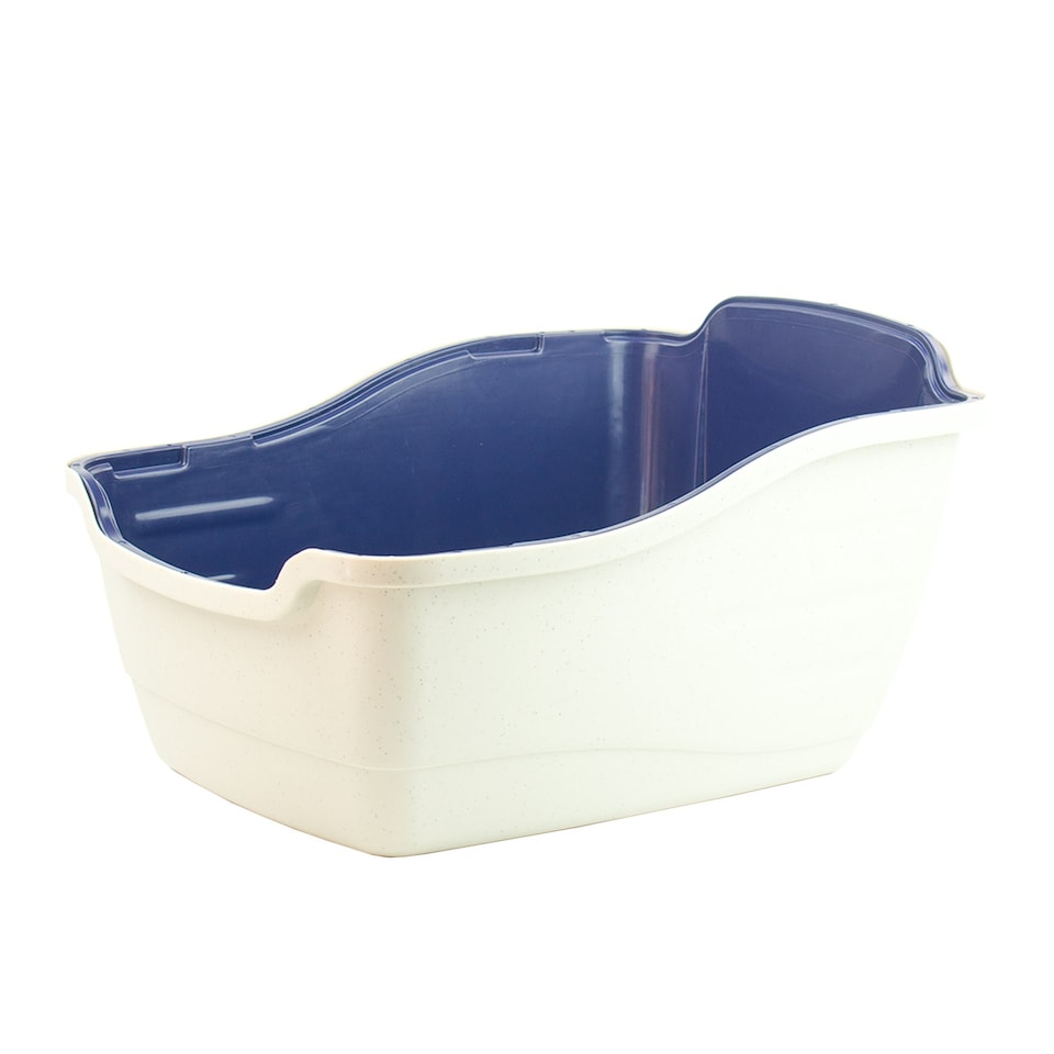 image 1 of KCT Hooded Blue Cat Litter Box | Blue | One Size | 1