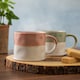 image 5 of Mikasa Pink & White Ombre 350ml Mug