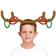 Inflatable Antlers Ring Toss Christmas Game