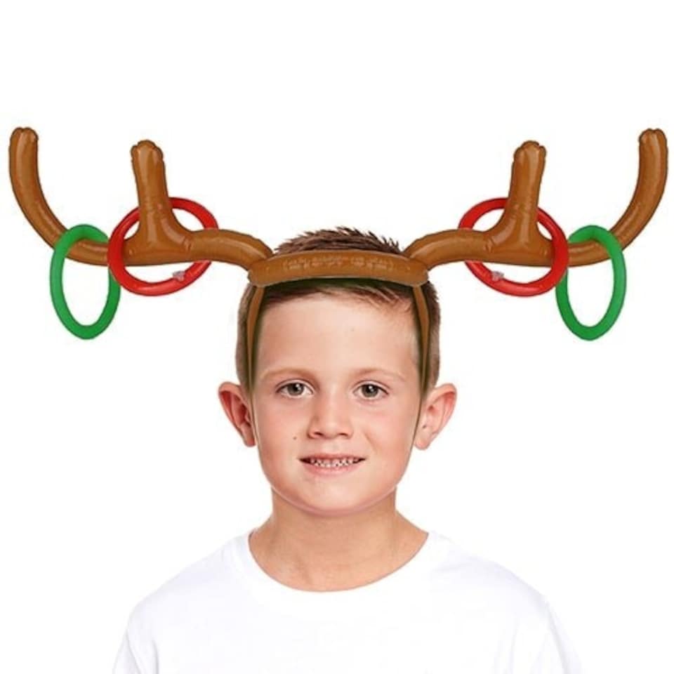 Inflatable Antlers Ring Toss Christmas Game