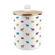 image 1 of Colourful Farm Animals Food Waste Caddy - Metal 2L Decorative Kitchen Compost Bin