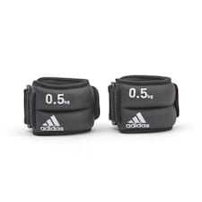 Adidas Ankle Wrist Weights 2 x 0.5kg Black