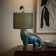 image 2 of ValueLights Kids Green Dinosaur Bedside Table Lamp & Bulb | Green