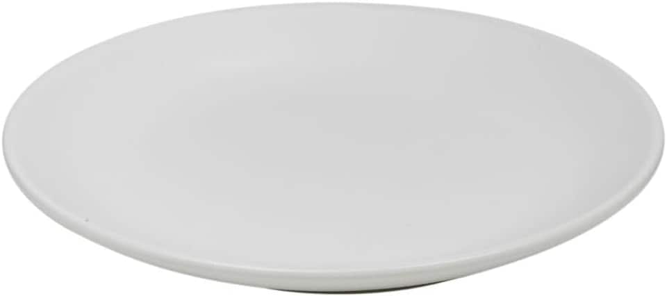 image 1 of Coloured Stone Ceramic Dinnerware Crockery Plates Bowls Dining Set | White | 12Pc White | 12