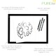 image 4 of PURElite LED Ultra-Thin Light Box - A4 Pad for Tracing & Crafts, 3 Brightness Settings, Mains & USB Operated