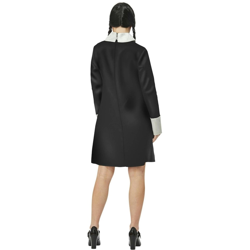 image 1 of The Addams Family Womens/Ladies Wednesday Addams Costume - Black - M M