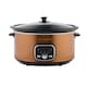 image 1 of Hamilton Beach 6.5L Digital Oval Slow Cooker Copper