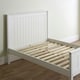 image 5 of 5ft King Size Pure white,wood,wooden high foot end,solid panel bed frame.Shaker style
