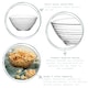 image 2 of LAV Derin Glass Serving Bowl - 23cm - Clear Clear