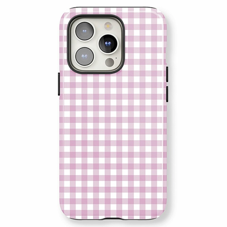 image 1 of Purple Gingham Phone Case | Purple | iPhone 16 Pro
Tough | iPhone 16 Pro
Tough